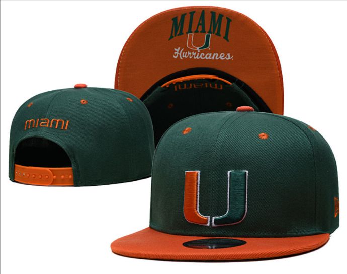 2025 NCAA Miami Hurricanes Hat YS202503166->mlb hats->Sports Caps